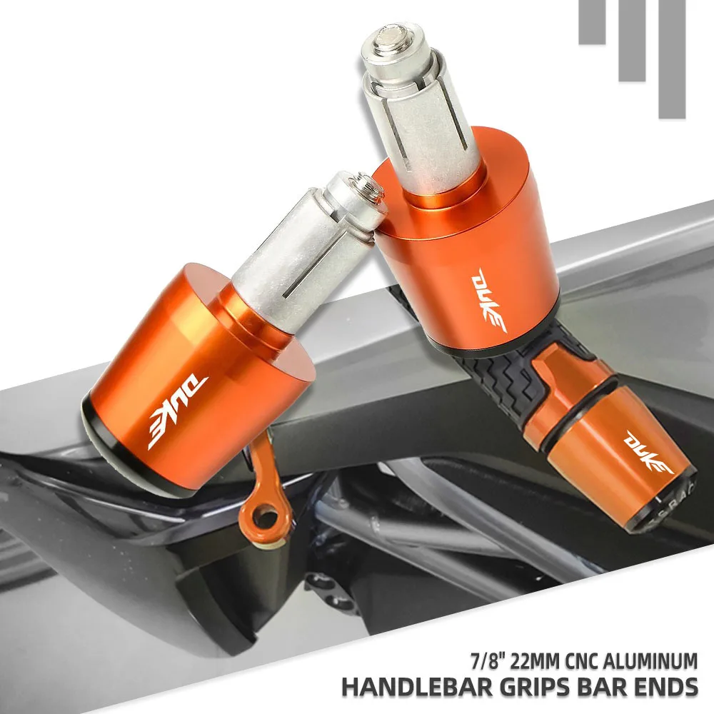 

7/8" 22mm Motorcycle Handle Bar Grips Ends Racing Handlebar Grip For KTM DUKE 125 200 390 690 790 990 1290 DUKE690 2010-2021