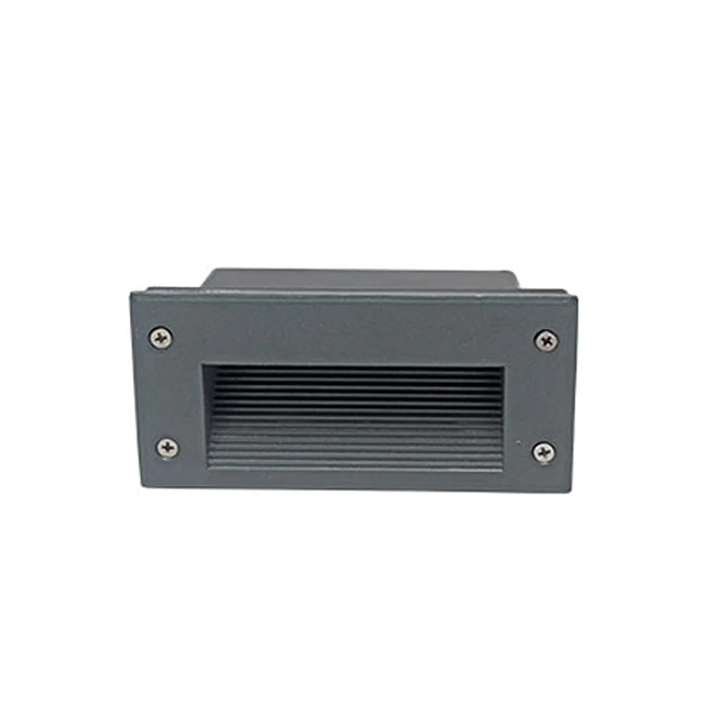 

Luminous LED Recessed Outdoor Waterproof Step Light Lamp Floor Pathway Staircase Corner Deck Garden Wall Aluminum 3W 5W