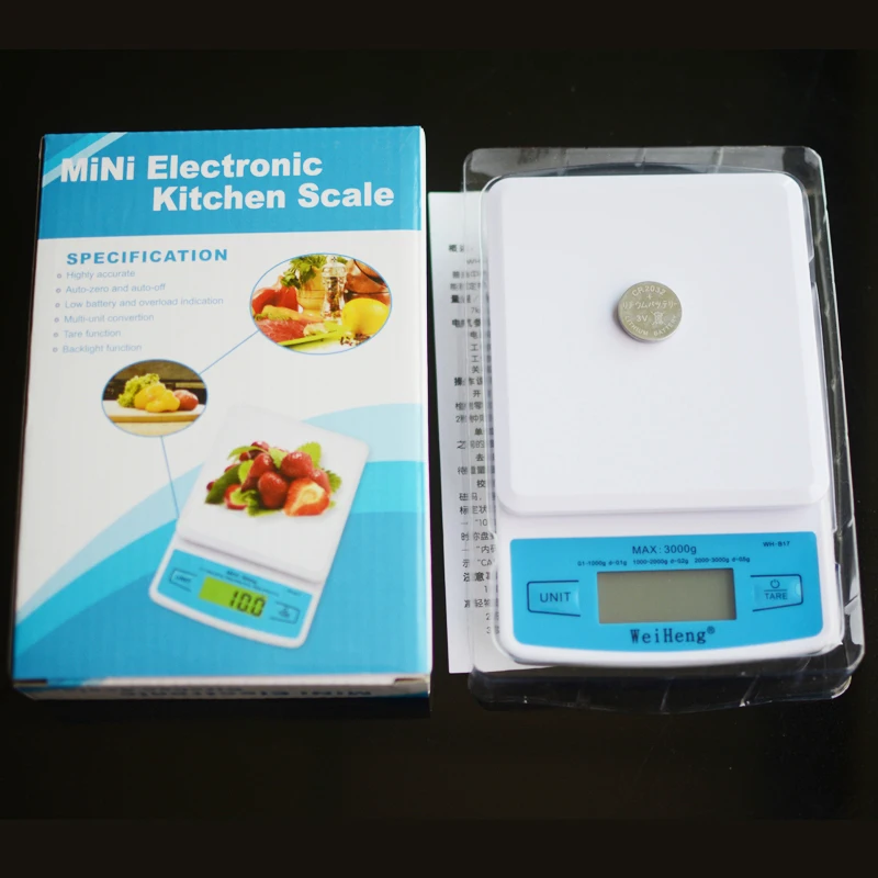 Компактные цифровые весы 3 кг/0 1 г высокоточные карманные мини-весы ультратонкие
