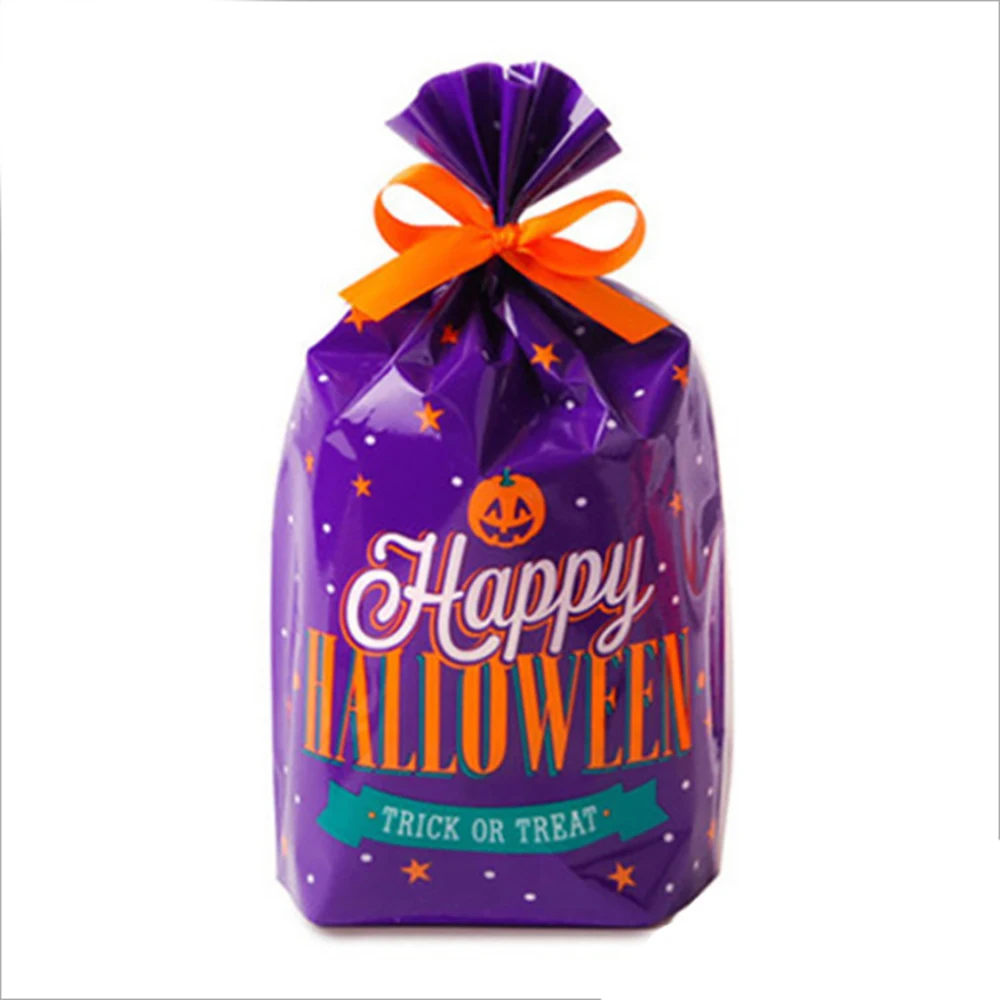 

10pcs Halloween Candy Bag Pumpkin Bat Candy Cookie Boxes Happy Birthday Party Halloween Decorations Party Supplies Kids Gifts