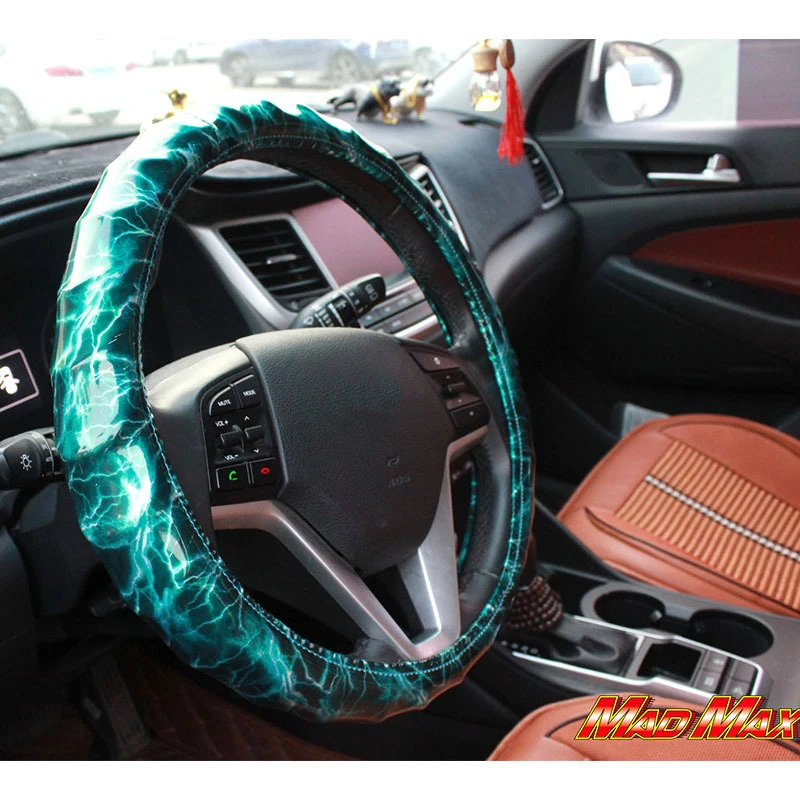 Износостойкие чехлы на Рули с молнией Нескользящие дышащие подходят для 38 см