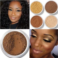 makeup loose setting powder matte mineral oil control long lasting face concealer finishing bronzer contour for black dark skin