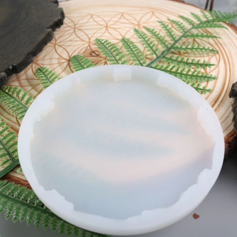 

Crystal Epoxy Resin Mold Coaster Silicone Mould DIY Crafts Jewelry Cup Mat Making Tool