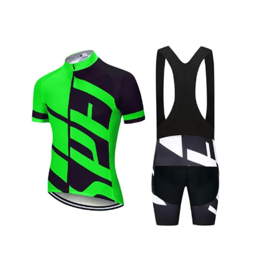 

Lepiny Men Cycling Clothing Pro Team Jersey Set Short Sleeve Breathable Uniform MTB Road Bike Summer Ciclismo Maillot