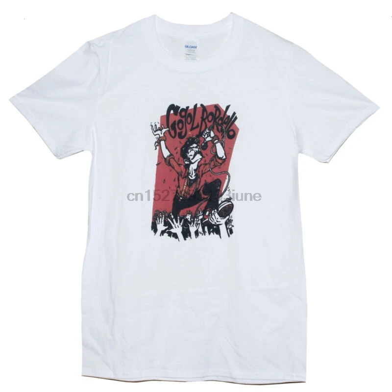Футболка в стиле панк рок Gogol Bordello Pogues Manu Chao Graphic Band Tee унисекс|Мужские футболки| |