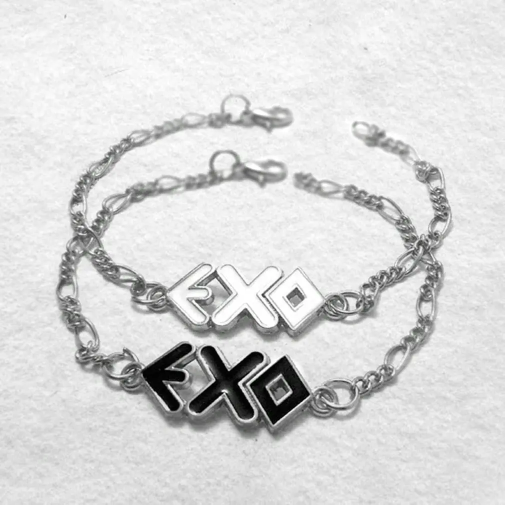 Аксессуары для Kpop браслет сплав буква экзо идеальный подарок фанатов звезд
