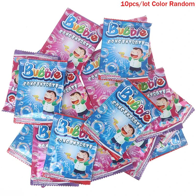 

10pcs New 100ml Concentrate Bubbles Liquid Soap Water Bubble Gun Accessories