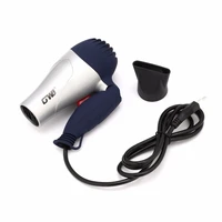 1500w mini size foldable hair blower eu plug traveller household electric hair dryer with collecting nozzle low noise hairdryer