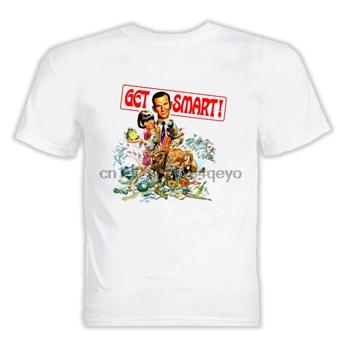 Веселая футболка получить умную комедию для ТВ шоу 1960s|Мужские футболки| |