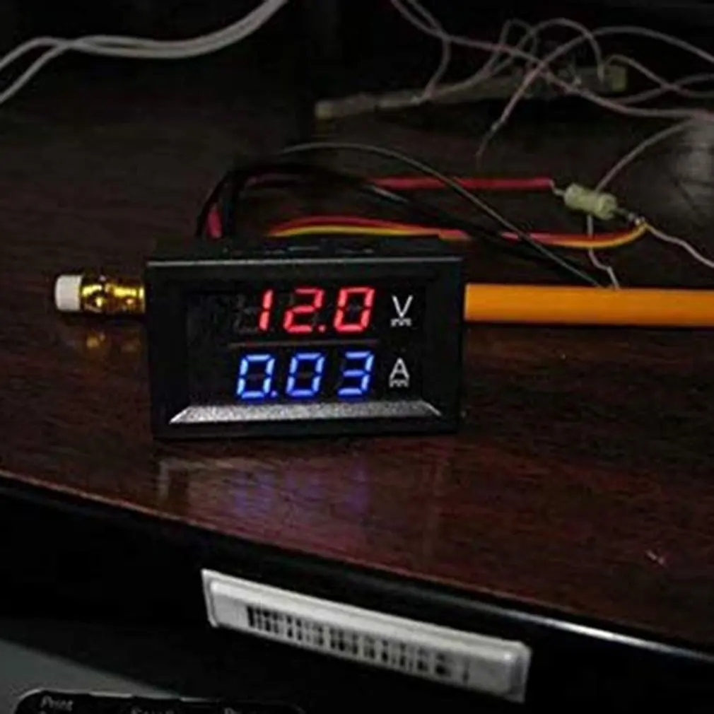 DC0-100V 100A Led Dc Dual Display Digital Voltage And Current Meter With Fine-Tuning Ammeter Drop Shipping Sale |