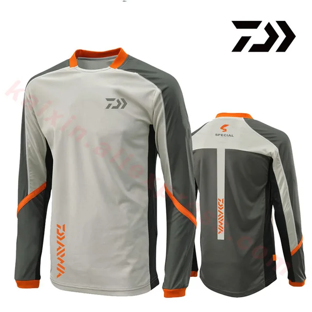 

2020 Daiwa Professional Hiking Climbing Clothes Fishing Anti UV Anti Mosquit Breathable Quick-drying Homme Hooded Fishing Shirt