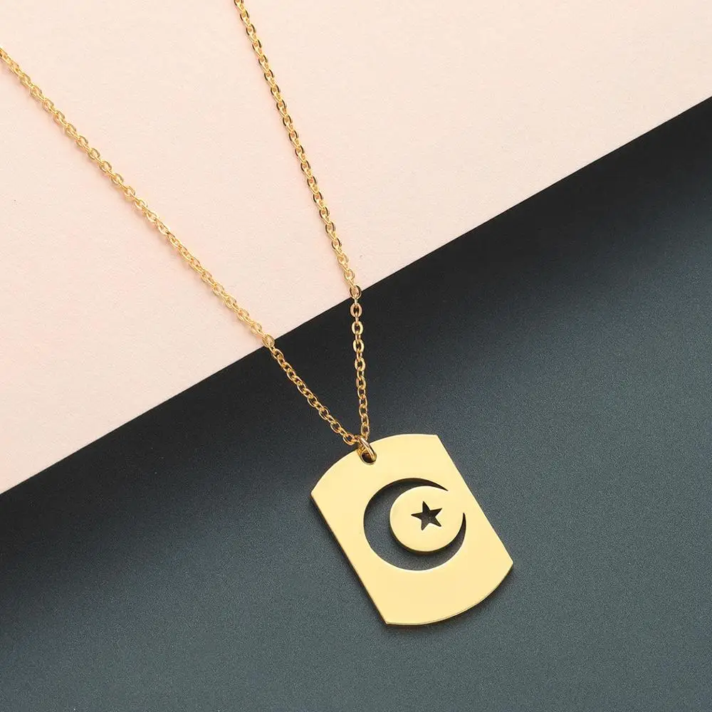 Style 3 Chandler Moon Phase Necklace Galaxy Chocker Necklaces For Women Black Enamel Vintage Rouind Pendant Moon Crecent Charm Chokers - Metal Color: Style 3