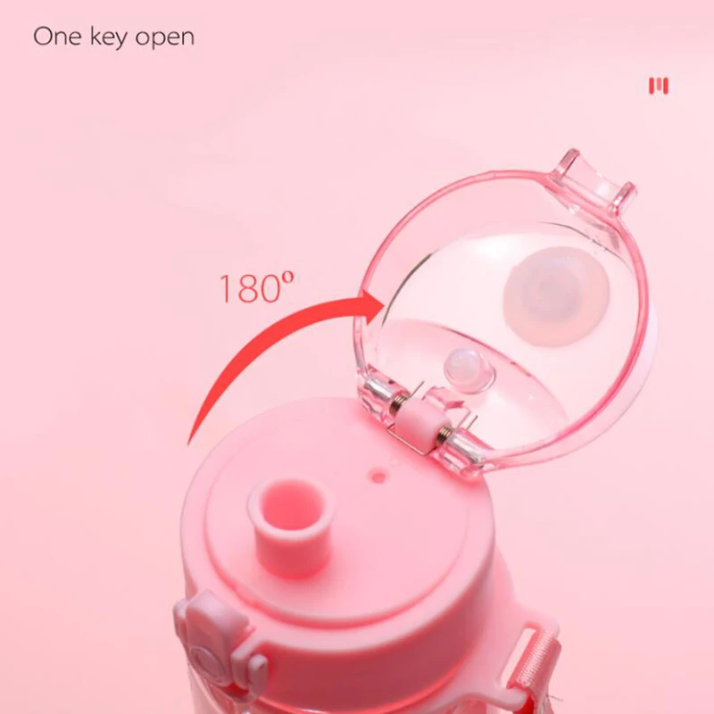 

Water Bottle Sport 500ml Plastic Portable Water Bottle for Drinking Tea Mug Outdoor Sport Camping Supplies Coffee Kitchen Tools