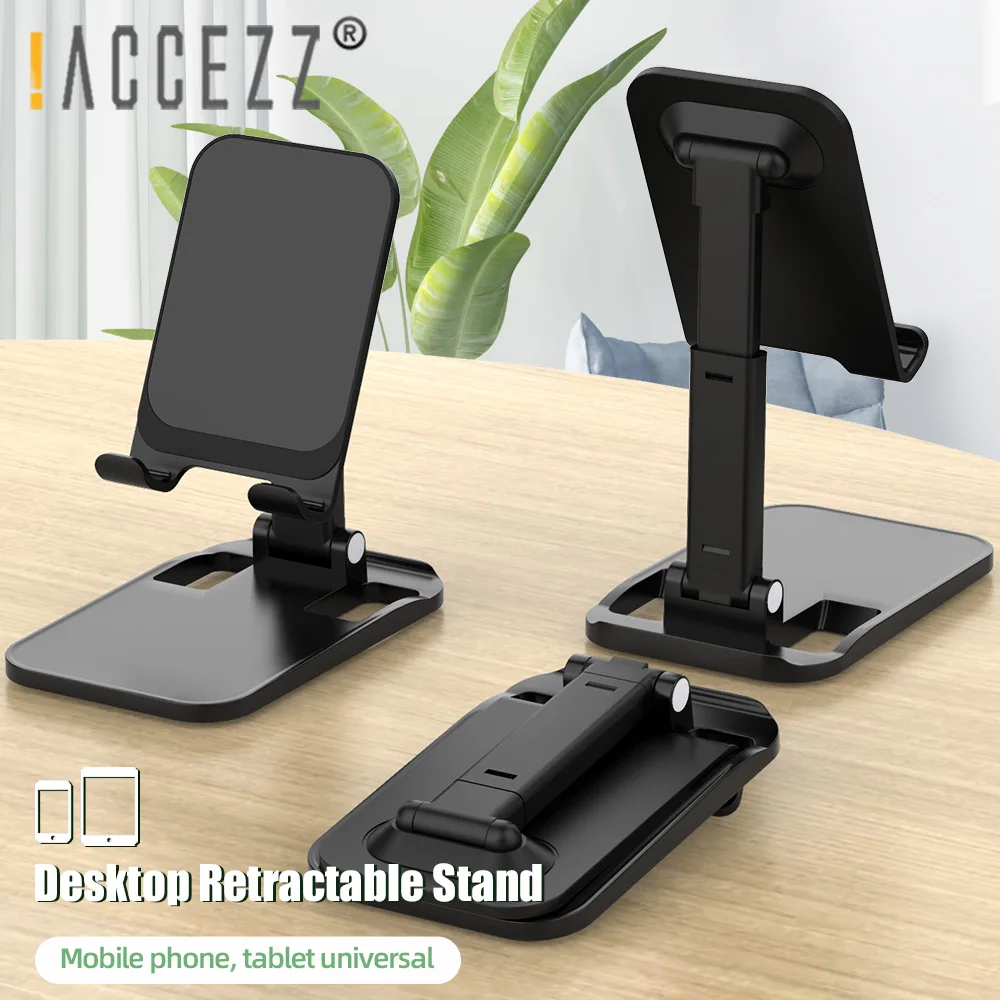 

!ACCEZZ Universal Adjustable Phone Holder For iPhone 11 Huawei Foldable Mobile Phone Holder Stand For iPad Tablet Desktop Stand
