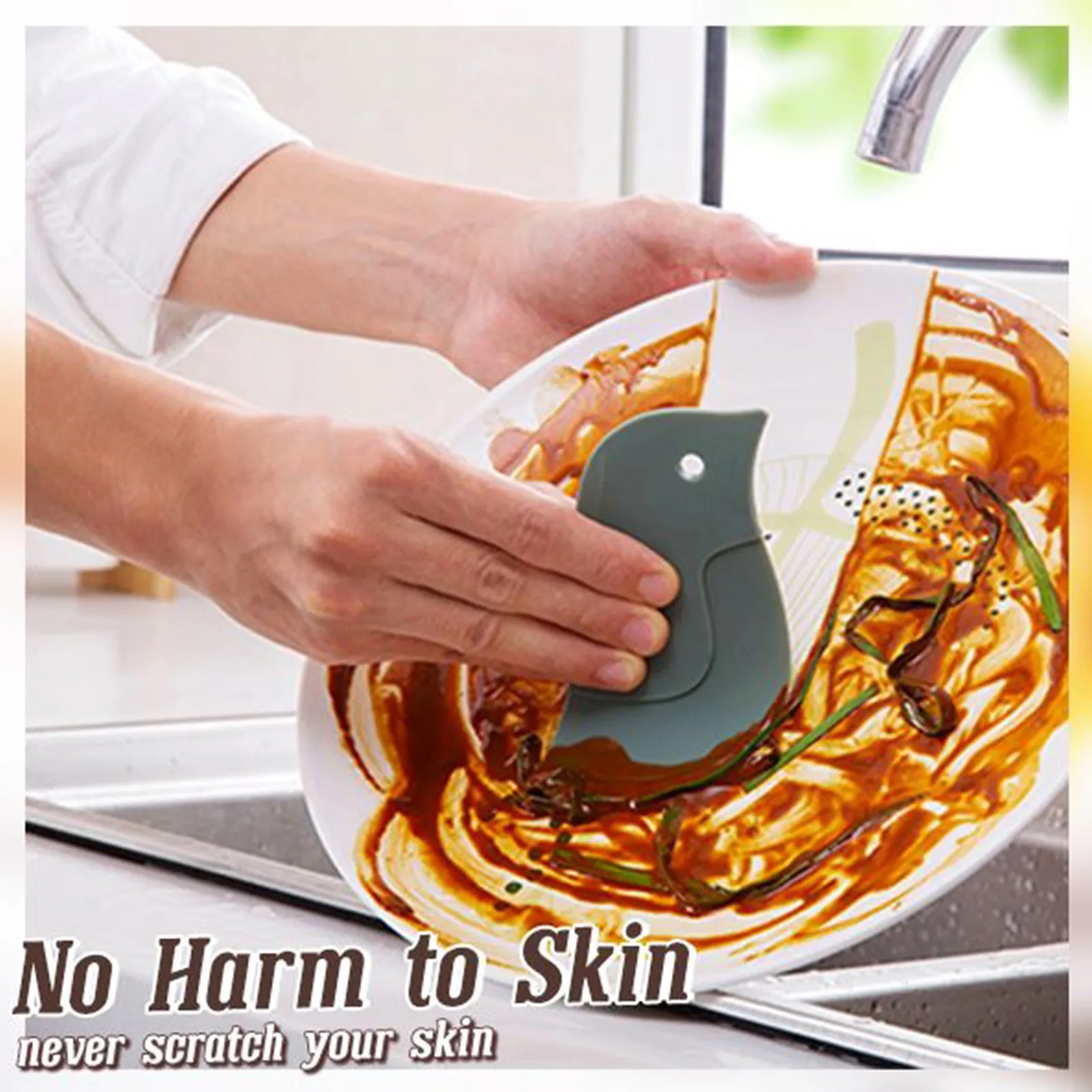 Пингвин из силикона чистящий скребок портативный бытовые товары Домашние