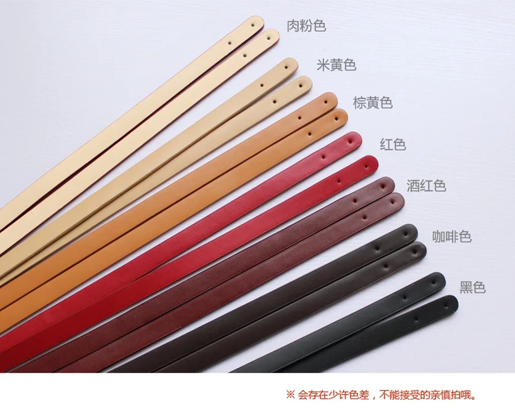 

Bag Handle Genuine Leather Handbag Bag Strap DIY Women Shoulder Strap Buckles Luxury Short Handle Strap Bag Parts Accessories