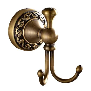 Античный медный крючок для одежды, крючки для халата, настенная вешалка для двери, пальто, крючок для одежды, домашняя вешалка для полотенец, аксессуары для ванной комнаты