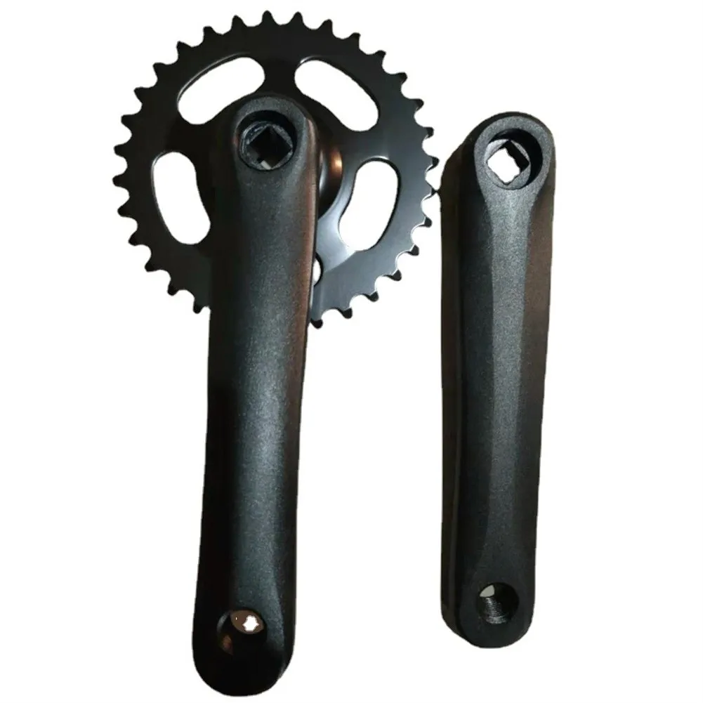 

32T 170mm Aluminum Alloy Square Hole Fixie Single Speed Chainset Crank Tooth DiskChainwheel Bicycle Fixie Road New 570 Grams