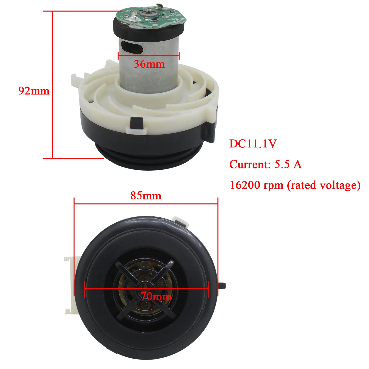 Двигатель для пылесоса постоянного тока 540-6035 двигатель зарядки | Строительство и