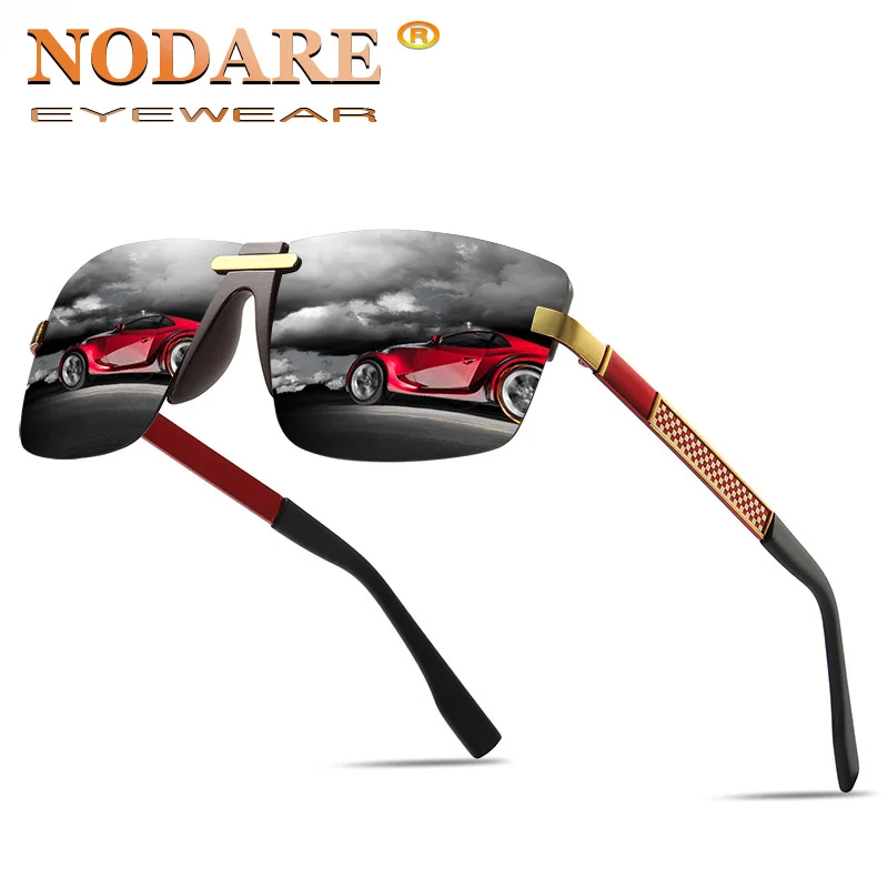 Новые брендовые поляризованные солнцезащитные очки NODARE 2020 с квадратной