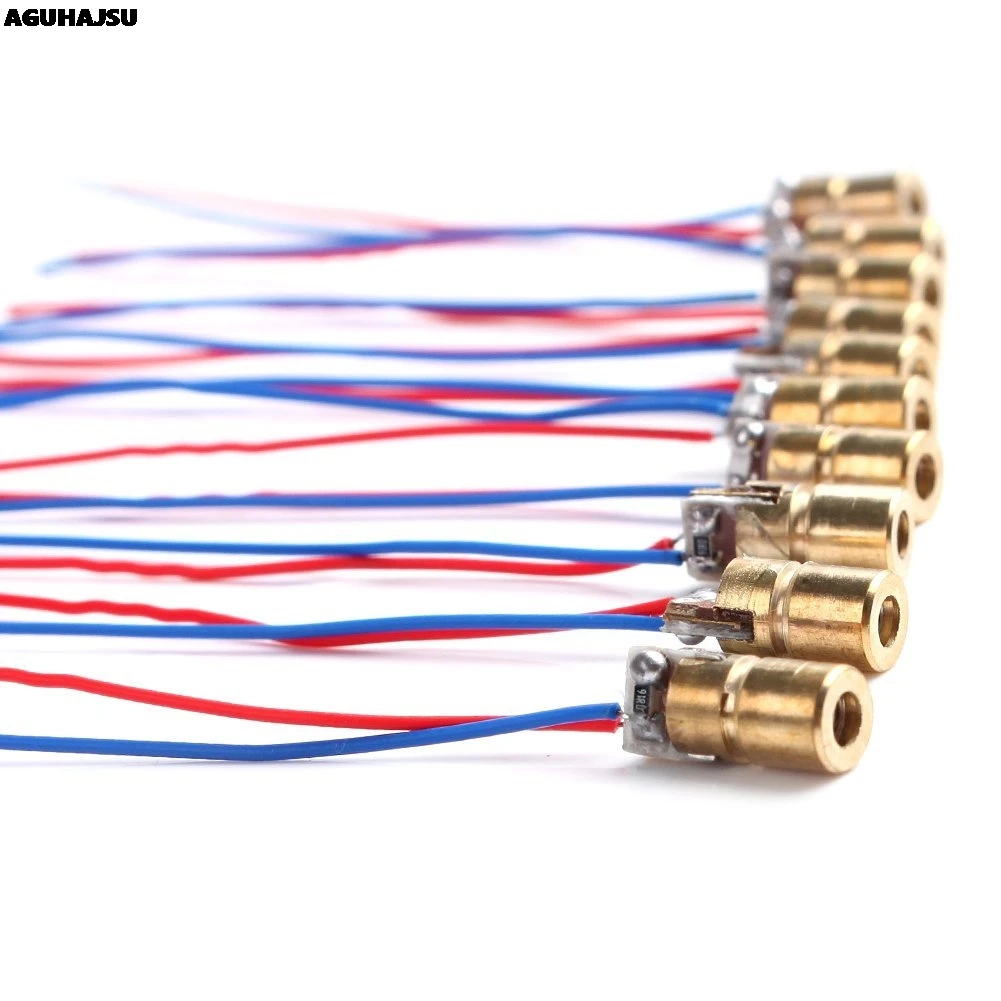 1 шт 5V 650nm 5 мВт Регулируемый точечный модуль лазерного диода Красный лазерный
