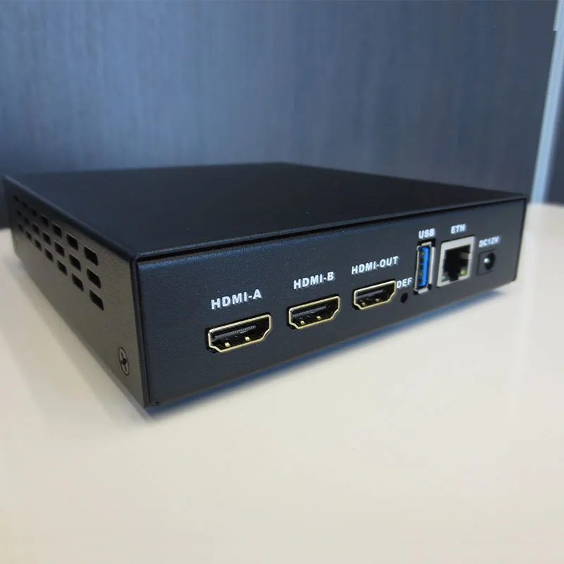 ENC2 усиленный 2-канальный 4K HDMI H.265 H.264 NDI HX SRT Видео Аудио потоковый кодировщик IPTV для