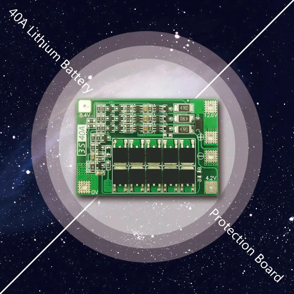 3S 40A 11 1 V 12 6 18650 защита литиевой батареи Защитный модуль для электрических дрелей с