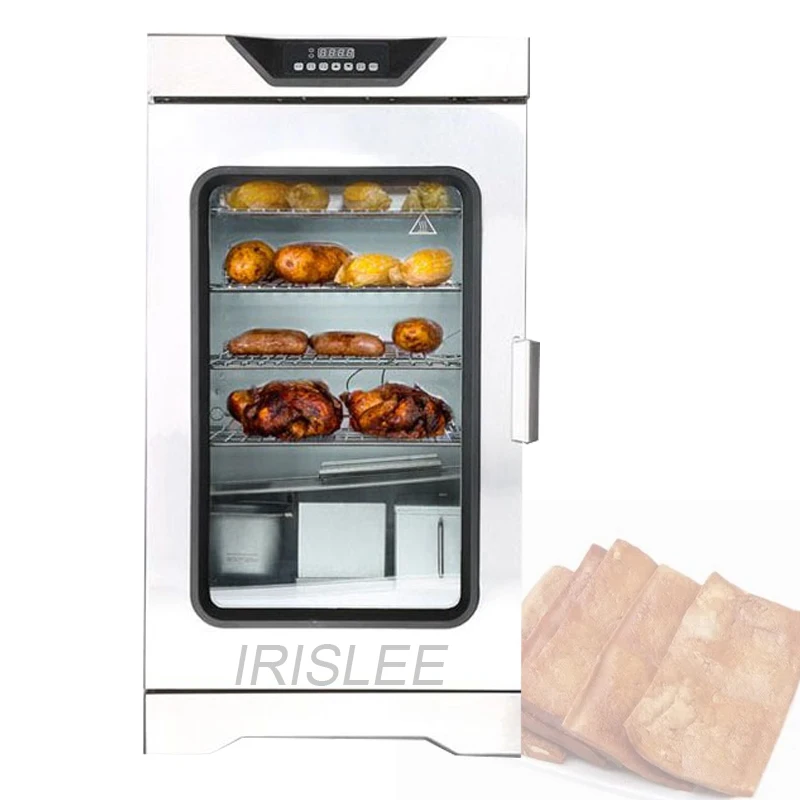 

Stainless Steel Electric Food Chicken Sausage Fish Smoking Oven Machine Meat Smokehouse Smoker