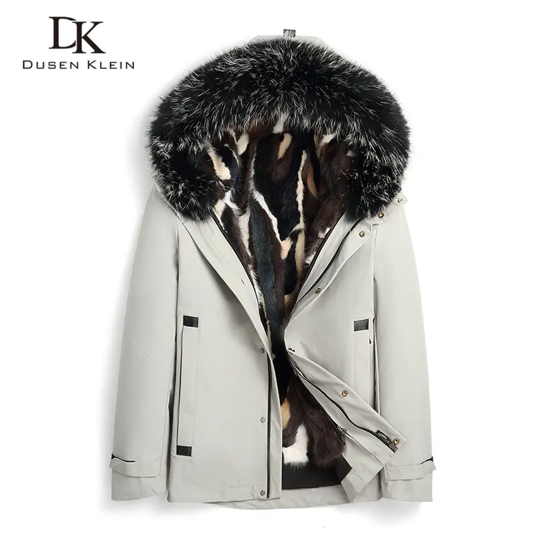 

Fur Men Mink Coat Thick Warm Winter Outerwear Jacket 2226