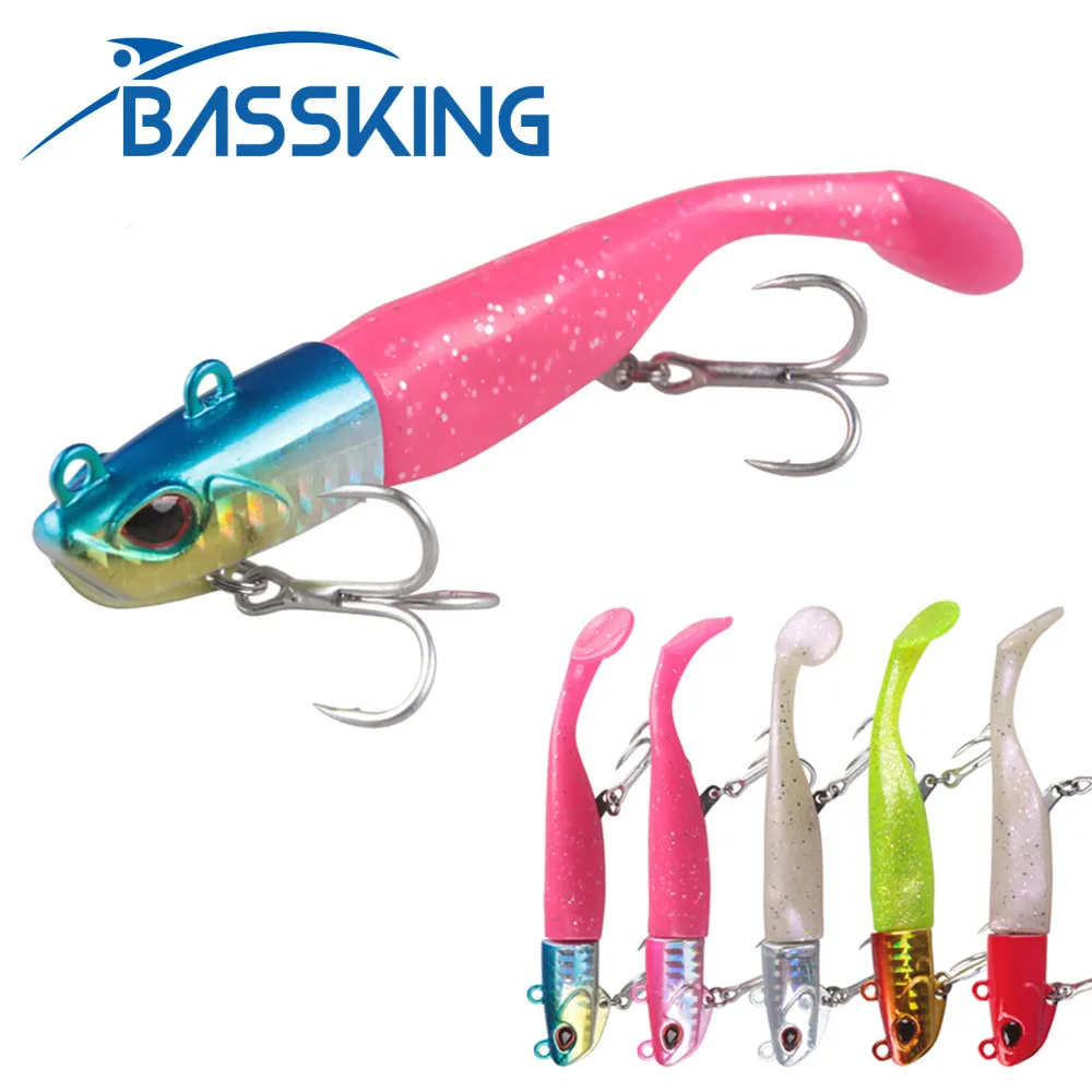 Мягкая рыболовная приманка с тройным крючком и запасным хвостом | Спорт