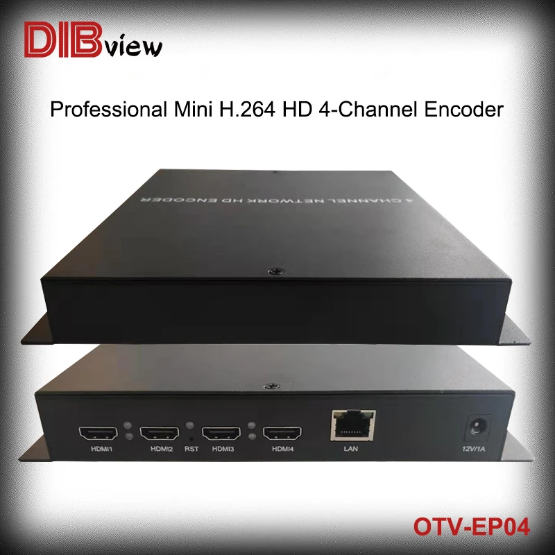 

OTV-EP04 Мини Профессиональный 4-канальный H.264 HD HDMI кодировщик до 1080P 60fps поддержка UDP одноадресная Многоадресная рассылка