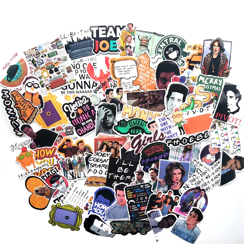 66 шт. друзья ТВ шоу письмо аниме Винтаж Пастер подарок игрушка Косплей смешные
