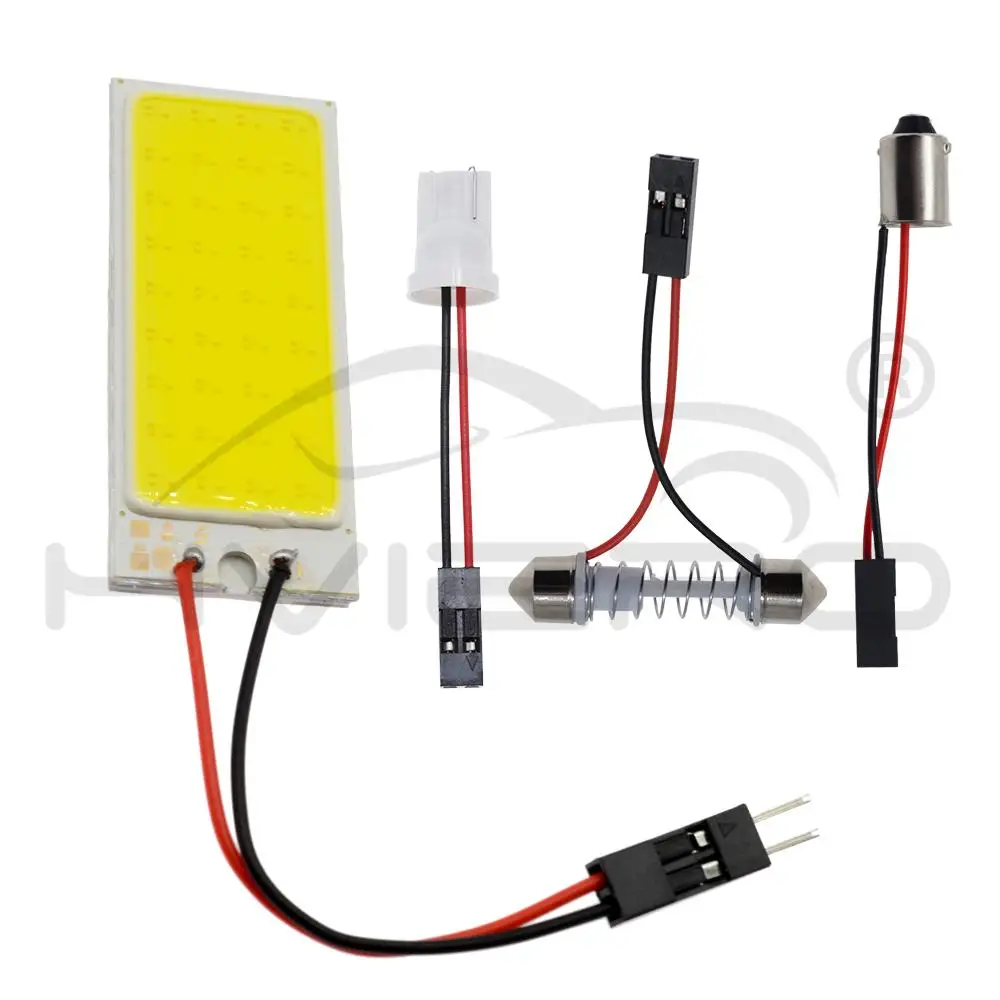 2 шт. светодиодный белый C5W Клин 36Smd Cob панель Автоматическая внутренняя