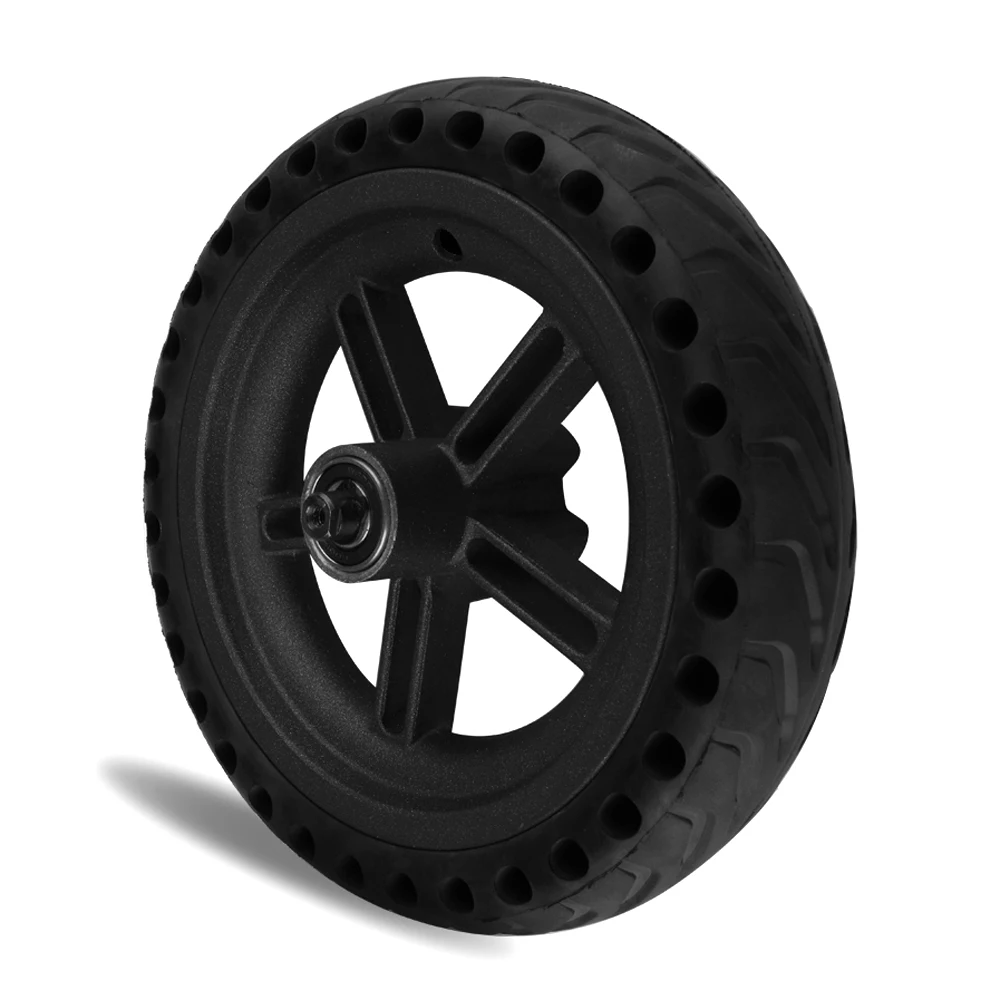 Электрический скутер шины демпфирования твердые шины алюминиевые задние колеса ступицы для Xiaomi M365 Скутер Резиновые шины колеса прочные