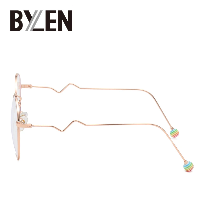 Овальные дизайнерские женские оправы для очков оптическая металлическая