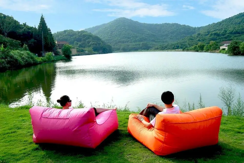 Низкая цена оптовая продажа диван стиль ленивый для улицы плавающий мешок в
