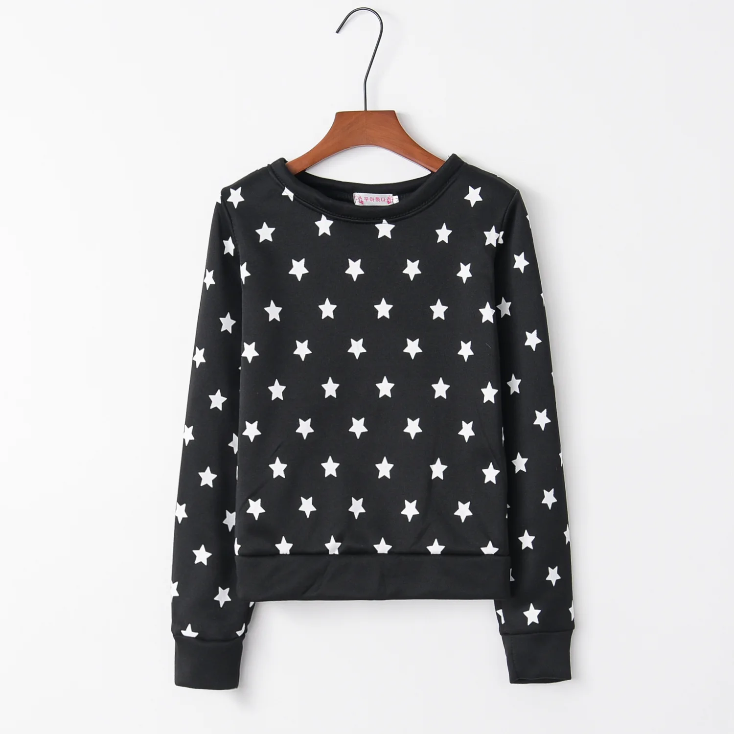Stars Pink Cute 2022 New Design Hot Sale Hoodies Sweatshirts Women Casual Kawaii Harajuku Sweat Girls European Tops Korean