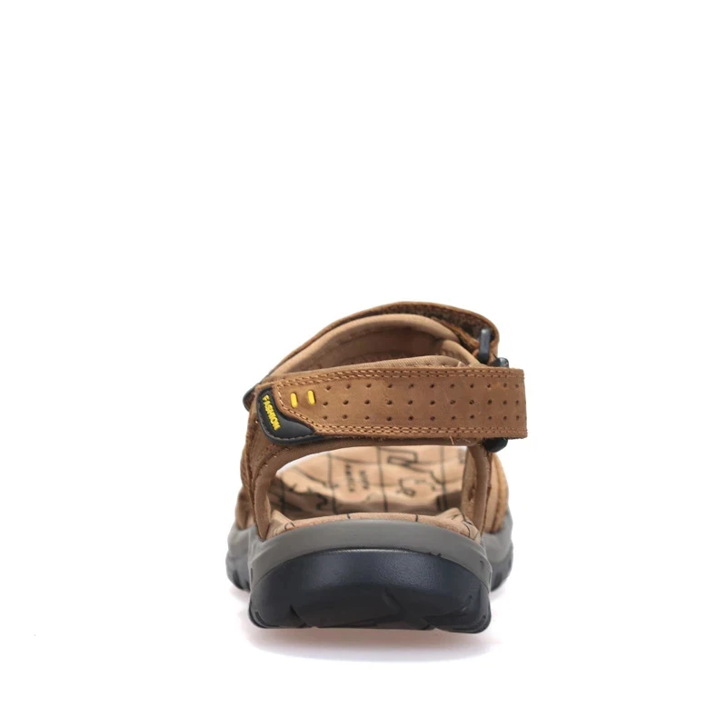 

Hot Sale Men Leather Sandals Fashion Summer Leisure Beach Shoes High Quality Large Size Men Beach Sandals Men's Casual Sandals