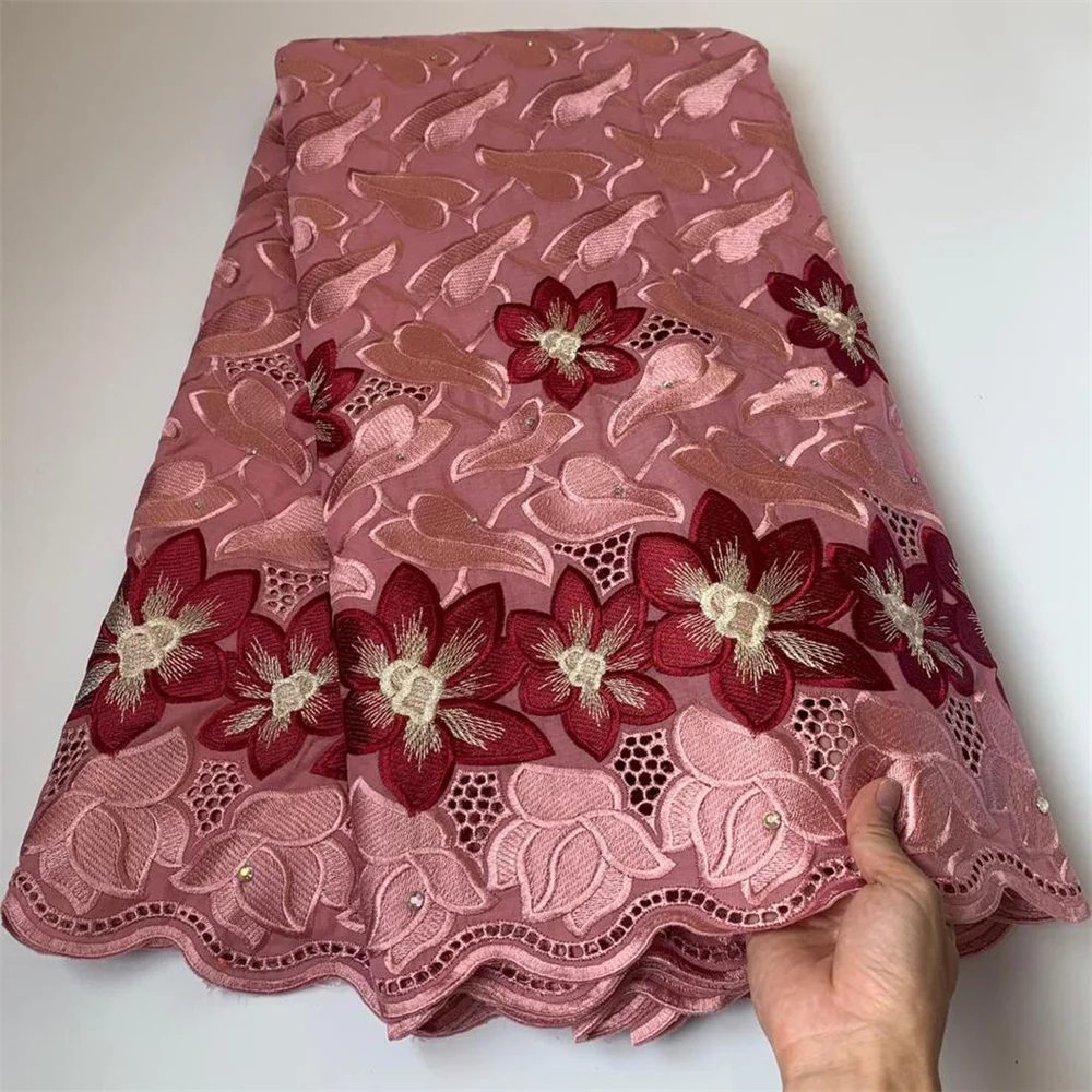 

Flower Tissu African Dry Lace Fabrics Swiss Voile Lace In Switzerland 2020 High Quality Stones Lace African Bazin Brode Lace