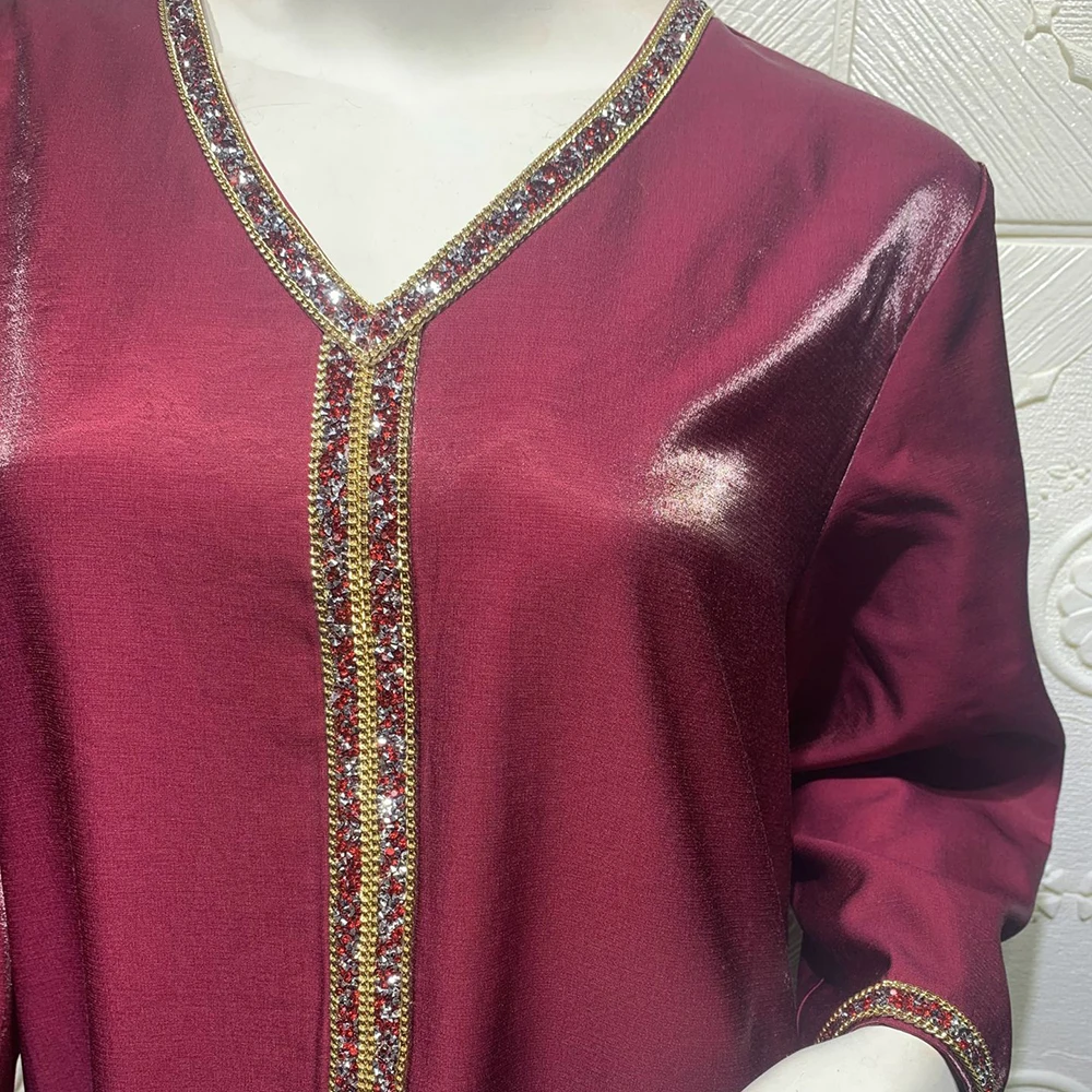 

Abaya Dubai Muslim Satin Dress Turkey Islamic Clothing Jalabiya Evening Dresses For Women Robe Femme Kaftan Musulman Vestidos