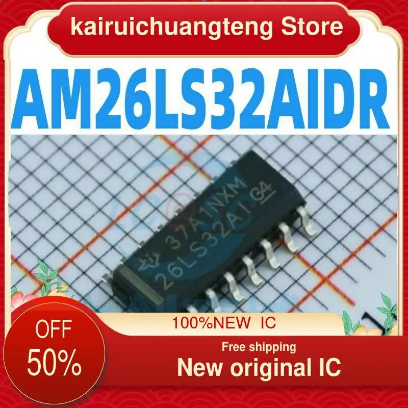 

(1 шт.) AM26LS32AIDR 26LS32AI G4 SOP-16 новый оригинальный IC