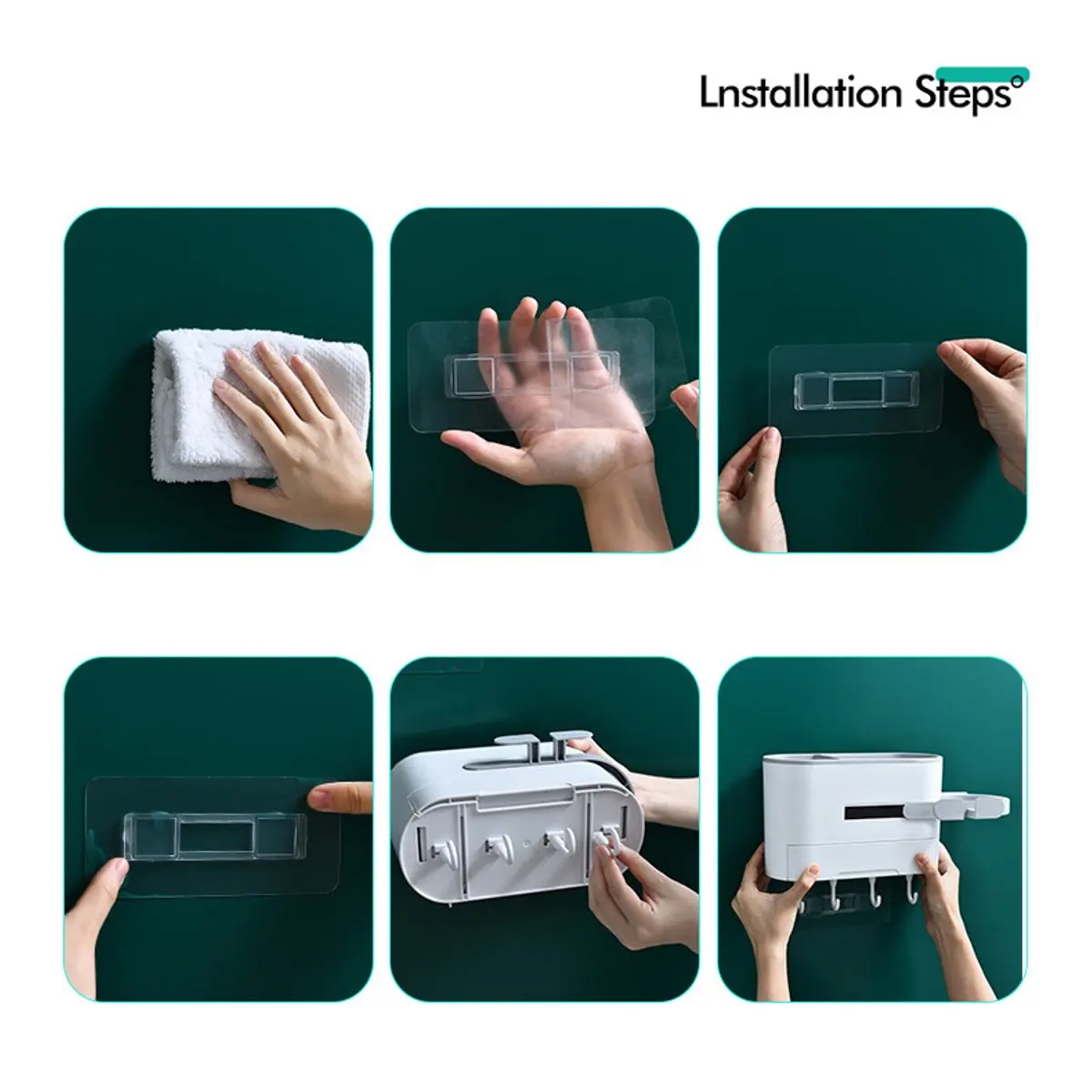 Настенная полка для сушки волос 3 цвета|Полки и стеллажи хранения| |