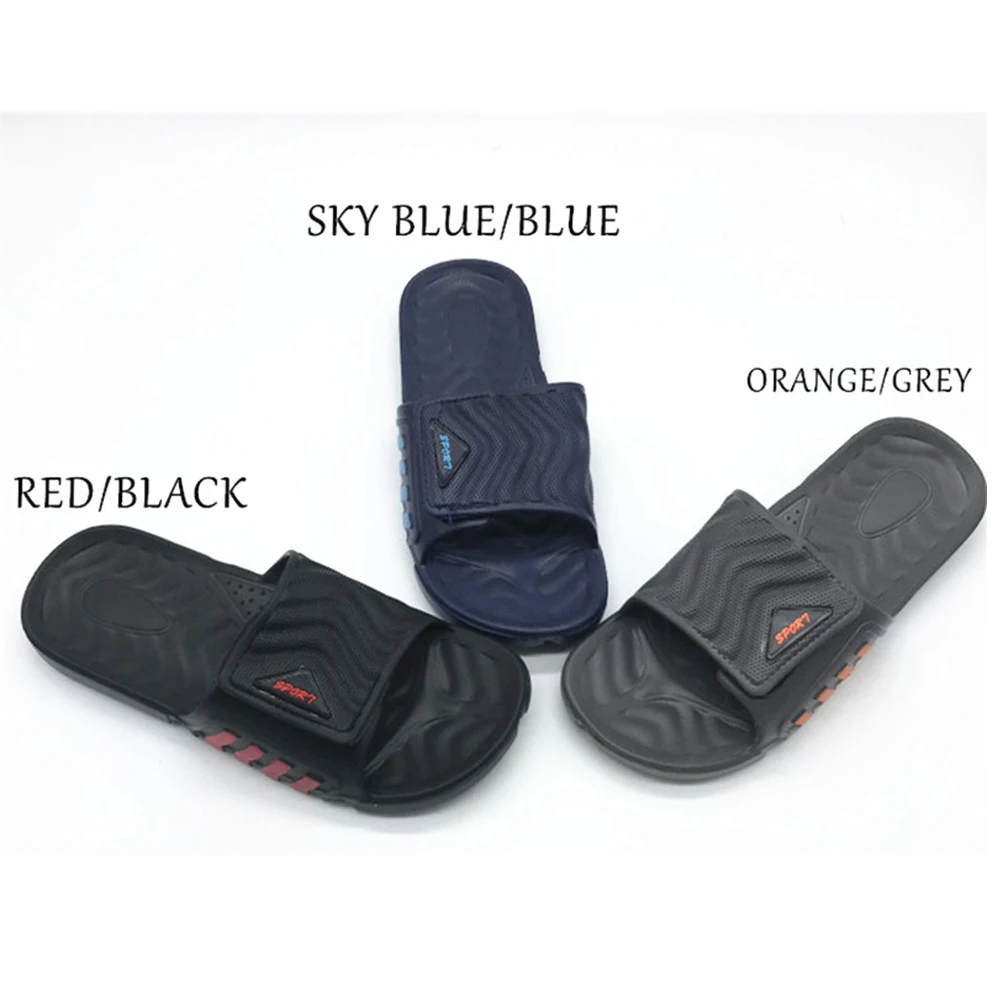 Мюли мужские с пряжкой Нескользящие пляжные сандалии клоги сланцы летняя модель