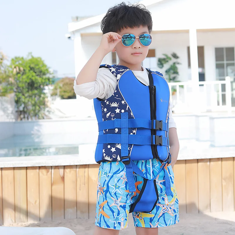 2020 Professional Neoprene Life Jackets Baby Child Life Jacket Water Sports Swimming Boating Beach Life Vest Boy Girl Puddle