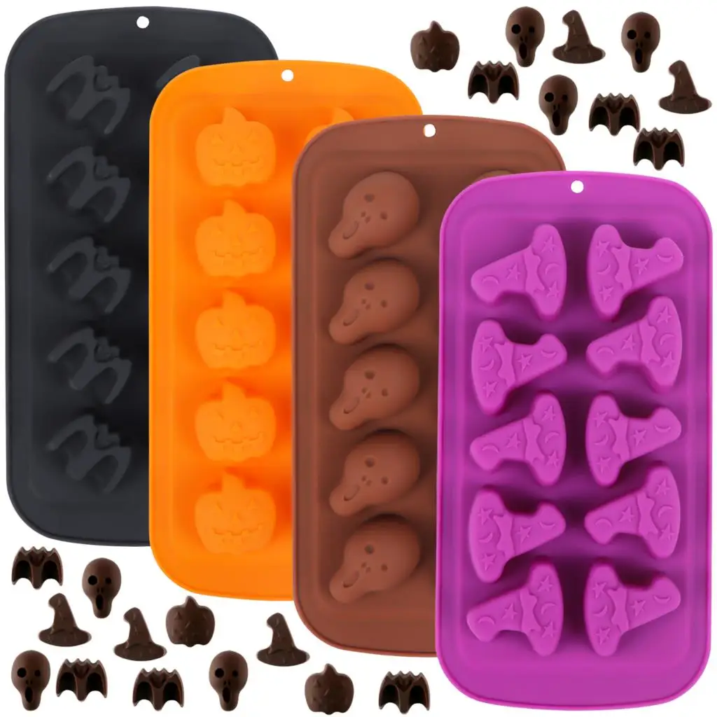 

4 Stück Halloween Süßigkeiten Formen Schokoladen