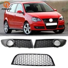 Автомобильная противотумансветильник РА POSSBAY, крышка, решетка бампера для VW Polo MK4 9N3 20052006200720082009, подтяжка лица, автомобильные Внешние запчасти