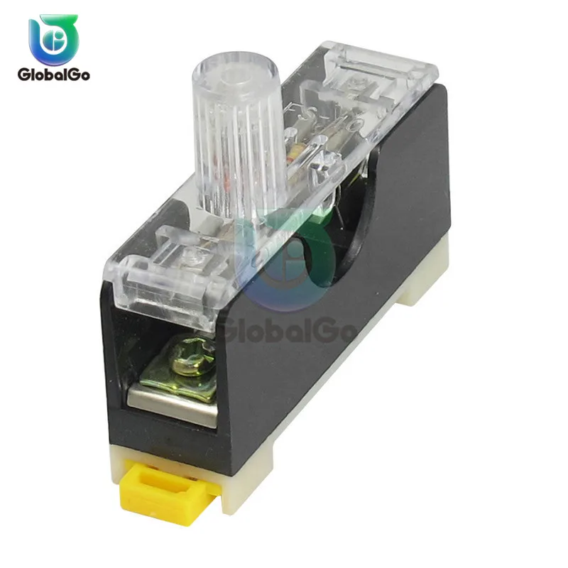 FS10110A предохранитель с индикатором света на din-рейке предохранитель 6*30 мм