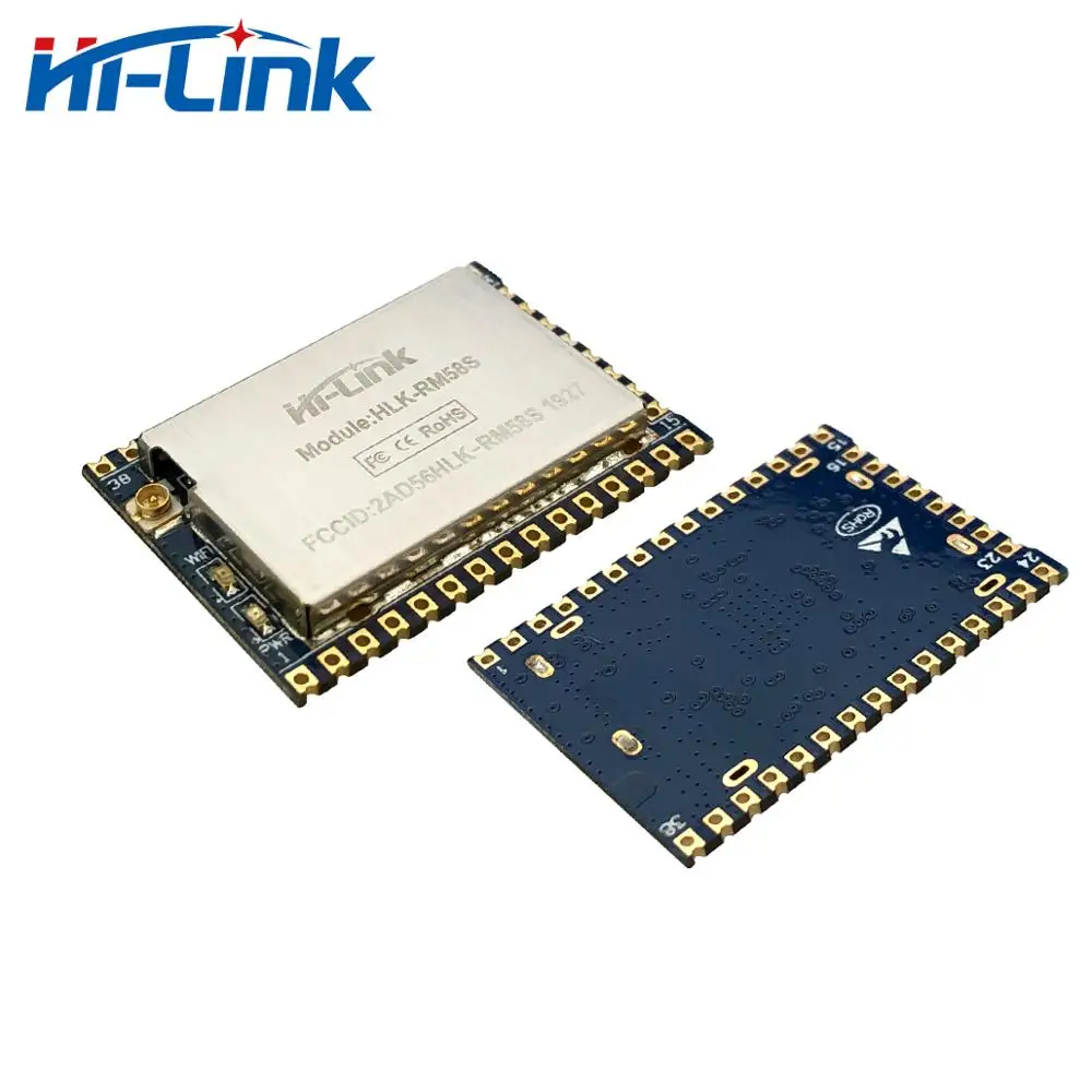 Бесплатная доставка Dual Band 2 4 г/5 8G Беспроводной модуль HLK RM58S с 32 бит RISC Процессор UART