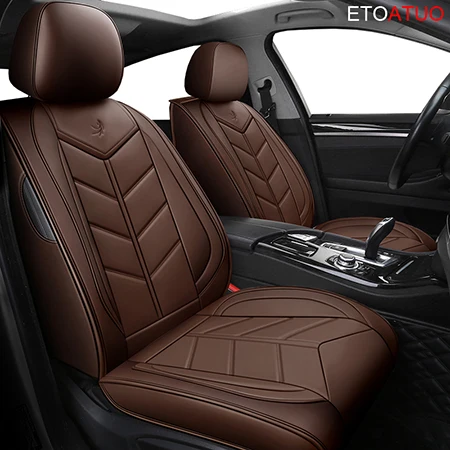 coffee standard ETOATUO универсальные кожаные автомобильные чехлы для Lexus всех моделей ES IS-C LS RX NX GS CT GX LX570 RX350 LX RC RX300 LX470 - Название цвета: coffee standard