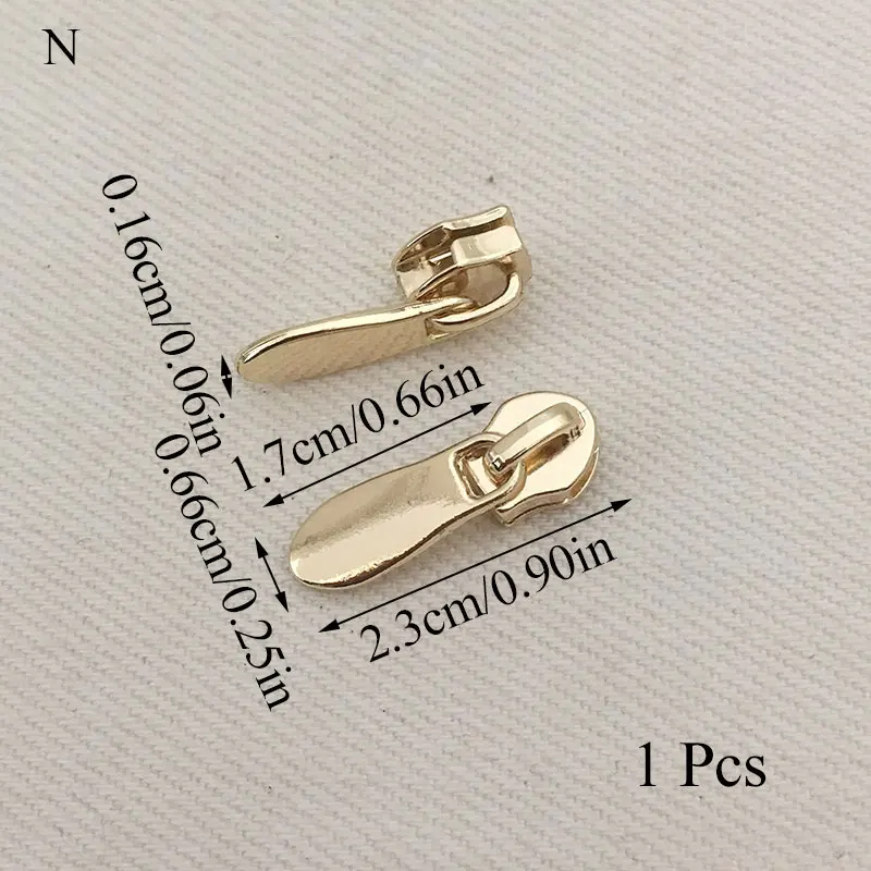 Модные 1 шт. 3 # Позолоченные фиксирующие молнии/молнии Ползунки молния ремонт